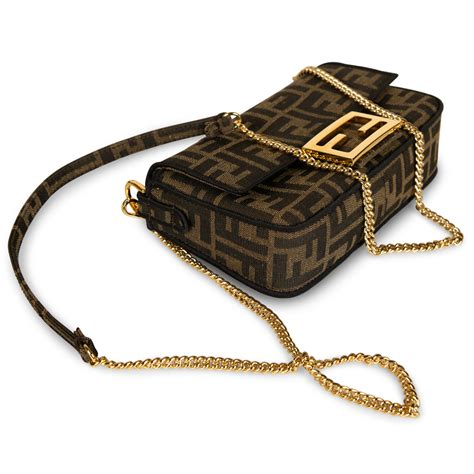 fendi mini baguette pouch|Fendi old baguette 1990.